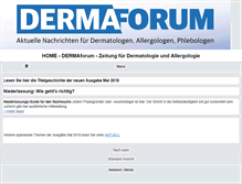 Tablet Screenshot of derma-forum.com